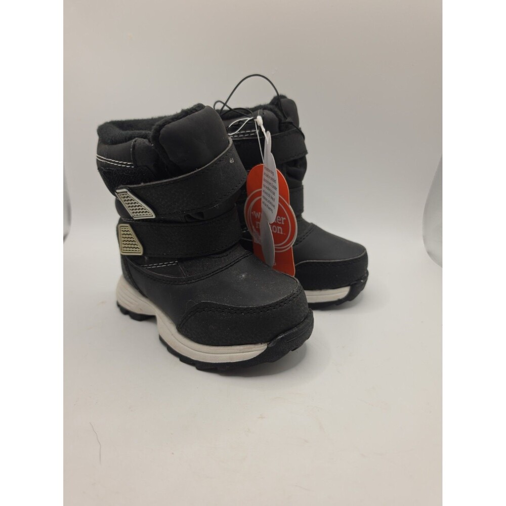 Wonder Nation Snow Boots Boys Size 6 Black , New.